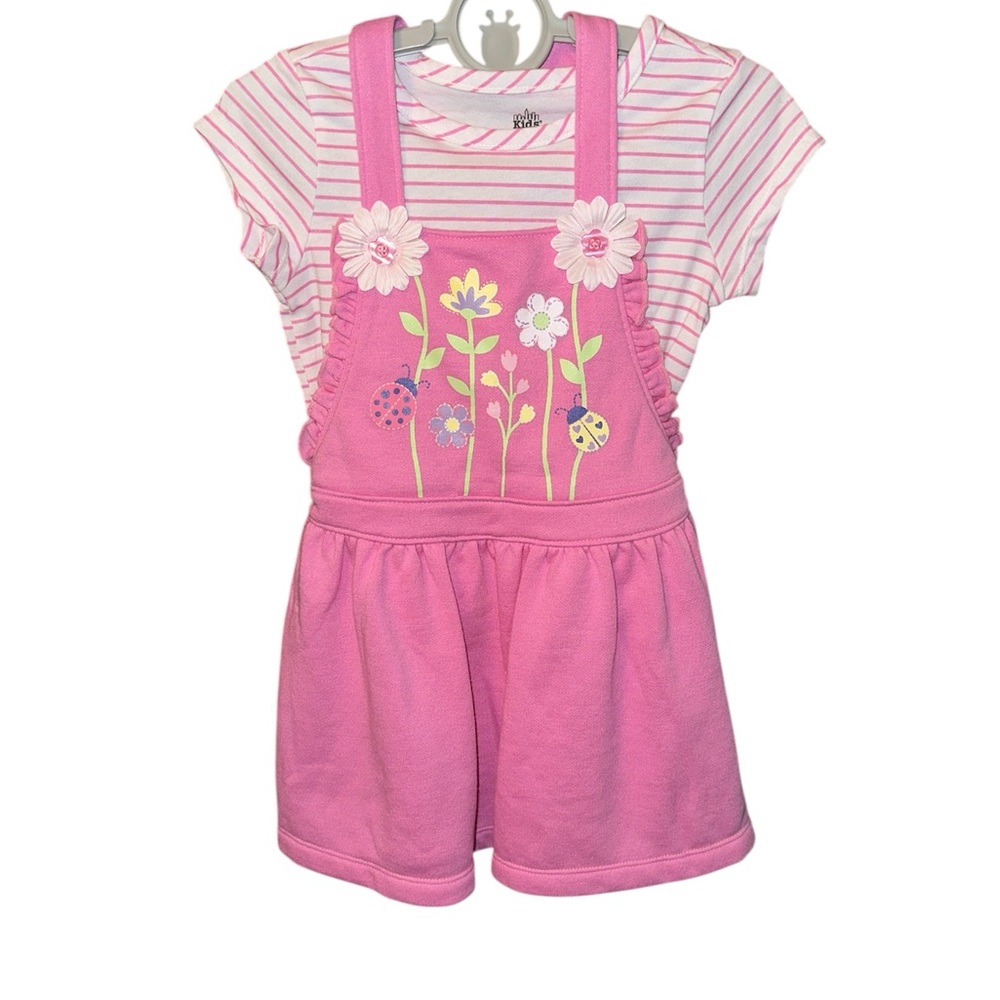 NWT! Pink Floral Kids Dress-Size 2T